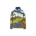 PICTURE HAFDALS ZIP FLEECE CLOUDY LANDSC SHERPA M