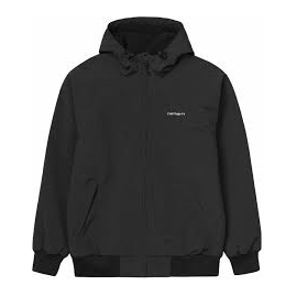 CARHARTT WIP HOODED SAIL JACKET BLACK / WHITE