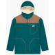 PICTURE BASEMENT PLUSH ZIP HOODIE DEEP WATER
