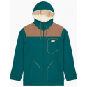 PICTURE BASEMENT PLUSH ZIP HOODIE DEEP WATER