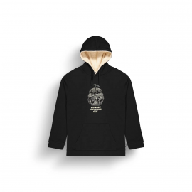 PICTURE JULKA PLUSH ZIP HOODIE BLACK
