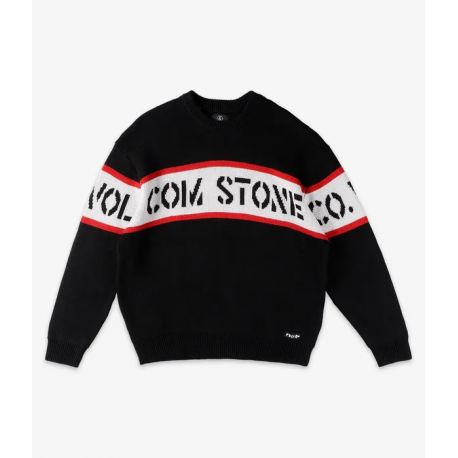 VOLCOM CARWASH SWEATER BLACK