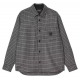 CARHARTT WIP L/S LOWIS SHIRT HOUNDSTOOTH GREY HEATHER
