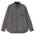 CARHARTT WIP L/S LOWIS SHIRT HOUNDSTOOTH GREY HEATHER