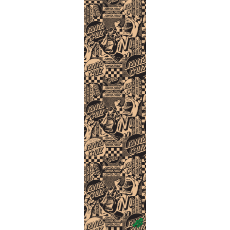 SANTA CRUZ GRIP PLAQUE MOB FLIER COLLAGE HAND CLEAR