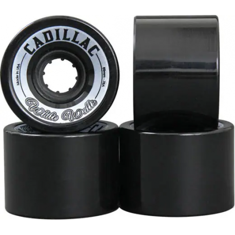 CADILLAC WHITE WALLS 59MM/78A SET BLACK