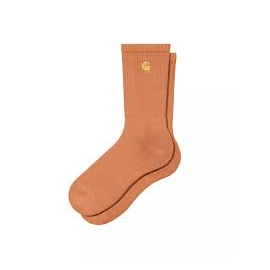 CARHARTT WIP CHASE SOCKS COTTON POLYESTER REDHAVEN / GOLD