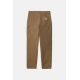 CARHARTT SINGLE KNEE PANT 100 % ORGANIC COTTON HAMILTON BROWN