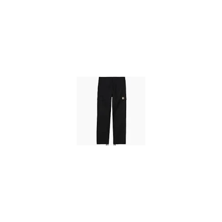 CARHARTT REGULAR CARGO PANT 100% COTTON BLACK RINSED