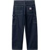 CARHARTT SINGLE KNEE PANT 100% COTTON BLUE RINSED HEART