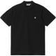 CARHARTT S/S CHASE PIQUE POLO BLACK / GOLD