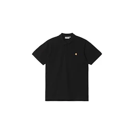 CARHARTT S/S CHASE PIQUE POLO BLACK / GOLD