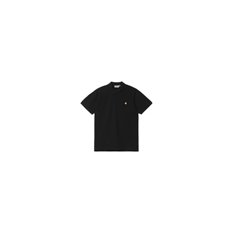 CARHARTT S/S CHASE PIQUE POLO BLACK / GOLD