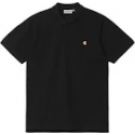 CARHARTT S/S CHASE PIQUE POLO BLACK / GOLD