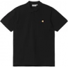 CARHARTT S/S CHASE PIQUE POLO BLACK / GOLD