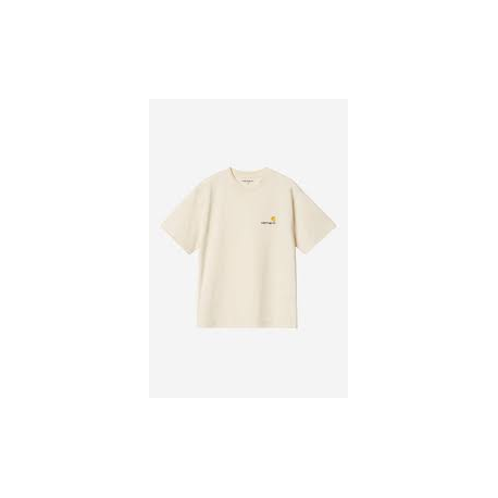 CARHARTT WIP S/S AMERICAN SCRIPT NATURAL