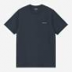 CARHARTT WIP S/S SCRIPT EMBROIDERY T-SHIRT DEEP NIGHT WHITE
