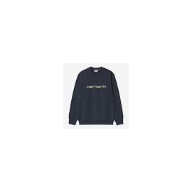 CARHARTT WIP SWEAT DEEP NIGHT GENTLE GREEN 