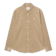 CARHARTT WIP L/S MADISON FINE CORD SHIRT IROKO WAX