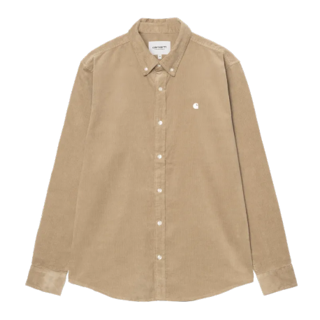CARHARTT WIP L/S MADISON FINE CORD SHIRT IROKO WAX