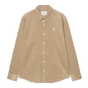 CARHARTT WIP L/S MADISON FINE CORD SHIRT IROKO WAX