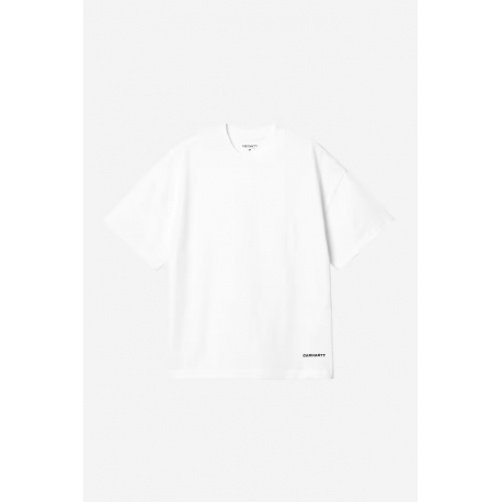 CARHARTT WIP S/S LINK SCRIPT T-SHIRT WHITE BLACK