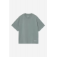 CARHARTT WIP S/S LINK SCRIPT T-SHIRT VELVET GREEN WHITE