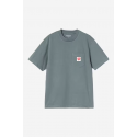CARHARTT WIP W S/S POCKET T-SHIRT COZY BLUE RED
