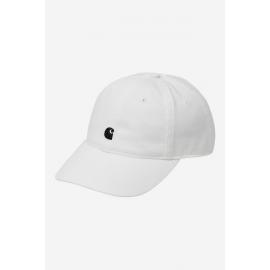 CARHARTT MADISON LOGO CAP WHITE BLACK