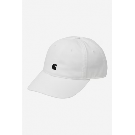 CARHARTT MADISON LOGO CAP WHITE BLACK