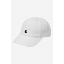 CARHARTT MADISON LOGO CAP WHITE BLACK