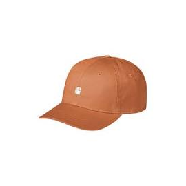 CARHARTT MADISON LOGO CAP GENTLE ORANGE WHITE