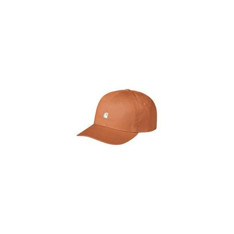 CARHARTT MADISON LOGO CAP GENTLE ORANGE WHITE