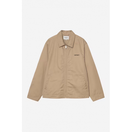 CARHARTT WIP MODULE SCRIPT JACKET LEATHER / BLACK