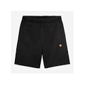 CARHARTT CHASE SWEAT SHORT 58/42% COTTON/POLYESTER BLACK / GOLD