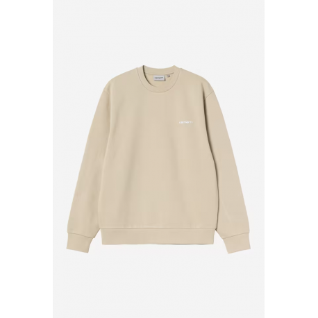 CARHARTT WIP SCRIPT EMBROIDERY SWEAT BARCHAN / WHITE