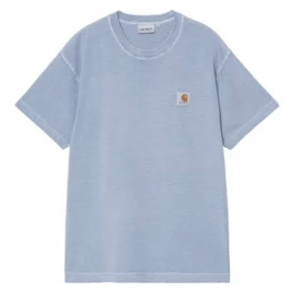 CARHARTT WIP S/S NELSON WAFFLE T-SHIRT GENTLE BLUE GARMENT DYED