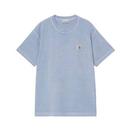 CARHARTT WIP S/S NELSON WAFFLE T-SHIRT GENTLE BLUE GARMENT DYED