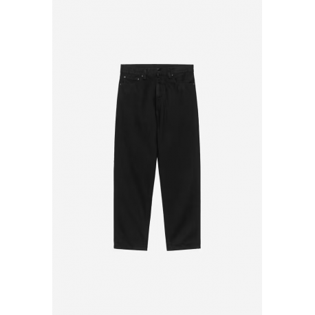 CARHARTT WIP AARON PANT BLACK RINSED NO LENGHT