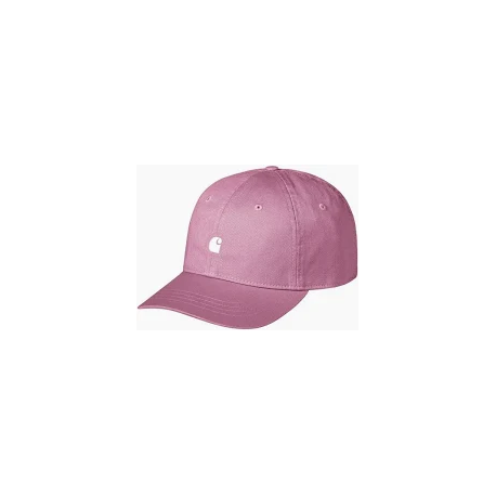 CARHARTT MADISON LOGO CAP GENTLE PURPLE WHITE