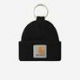 CARHARTT WIP MINI WATCH HAT KEYCHAIN BLACK