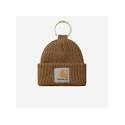 CARHARTT WIP MINI WATCH HAT KEYCHAIN HAMILTON BROWN