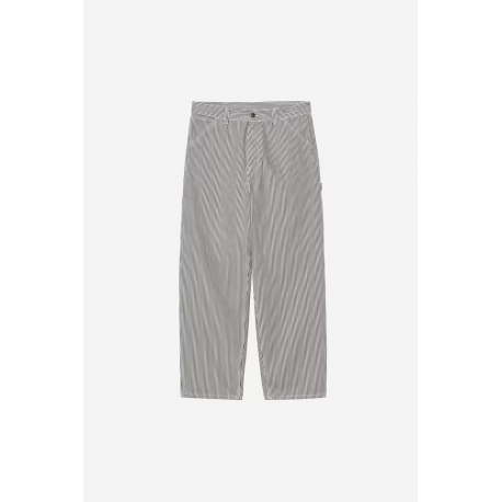 CARHARTT WIP MERCER SINGLE KNEE PANT STRIPE GRAPHITE / STONE WASHED
