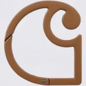 CARHARTT WIP C-LOGO CARABINER BROWN