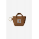 CARHARTT WIP MINI TOTE BAG KEYCHAIN HAMILTON BROWN