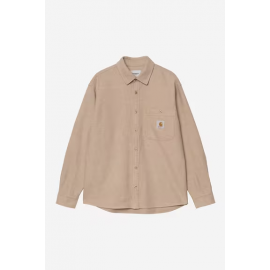 CARHARTT WIP L/S EDGAR SHIRT PEANUT / WAX