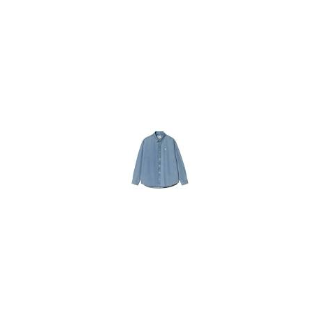 CARHARTT WIP L/S LUCAS SHIRT BLUE BLEACHED