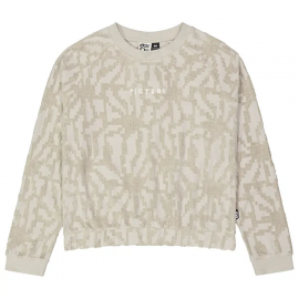 PICTURE CLADY CREW PURE CASHEMERE EMBOSSED