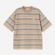 CARHARTT WIP S/S T-SHIRT ZANE STRIPE PEANUT