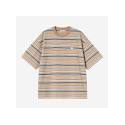 CARHARTT WIP S/S T-SHIRT ZANE STRIPE PEANUT